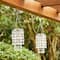 Glitzhome® 18.75" Solar Lit Beaded Wind Chimes, 2ct.